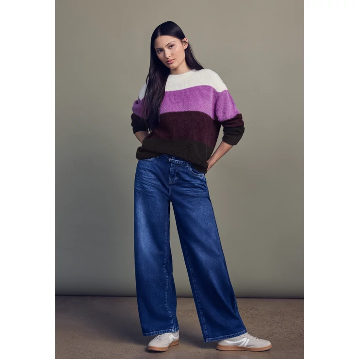 OTLT Pulóver - fluffy sweater with stripes 2510