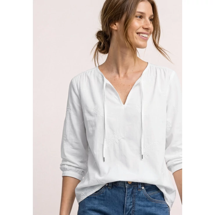 Blúz - Tunic blouse w embroidery - 2604
