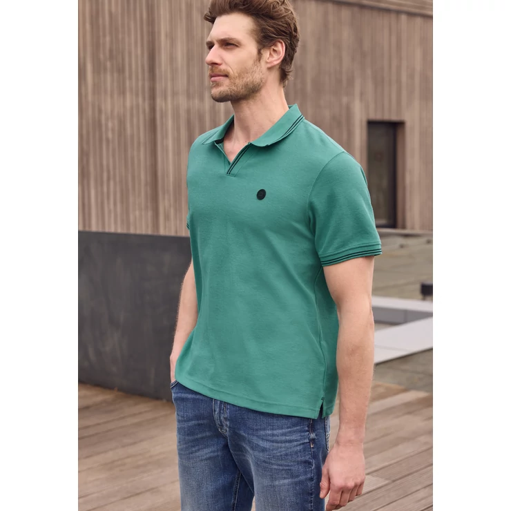 Póló - LOS open collar structured pol - 26FS