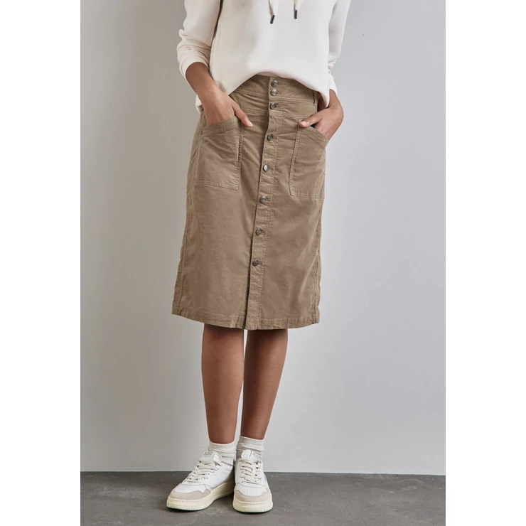 Szoknya - Midi Corduroy skirt_solid 2409