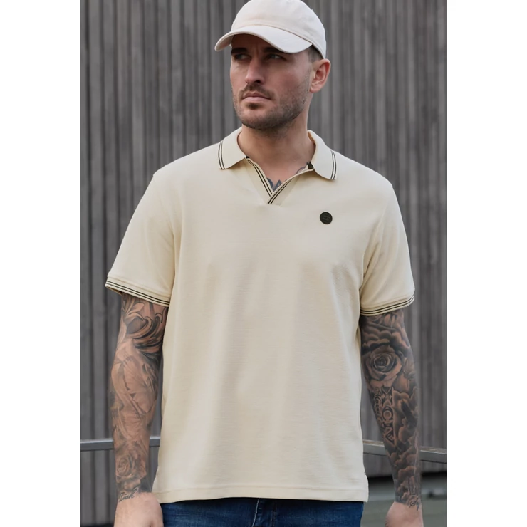 Póló - LOS open collar structured pol 2601