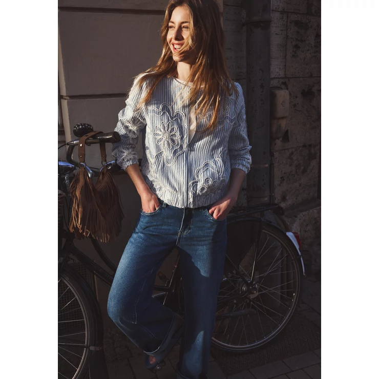 Blézer és dzseki indoor - STUDIO Striped Blouson Jkt - 2604