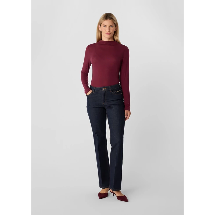 Nadrág -  Flared denim with trim 2510