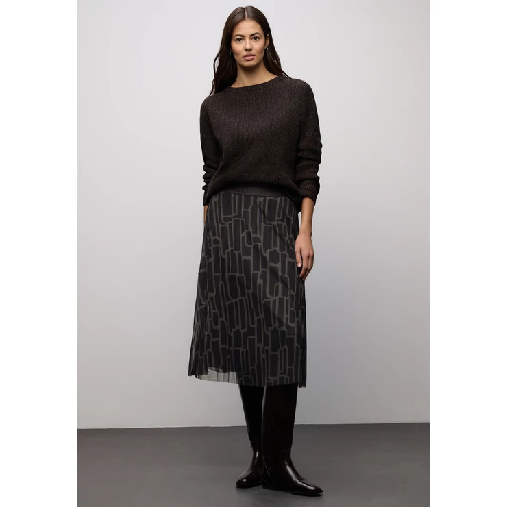 Szoknya - Mesh Plissée Skirt_print 2512