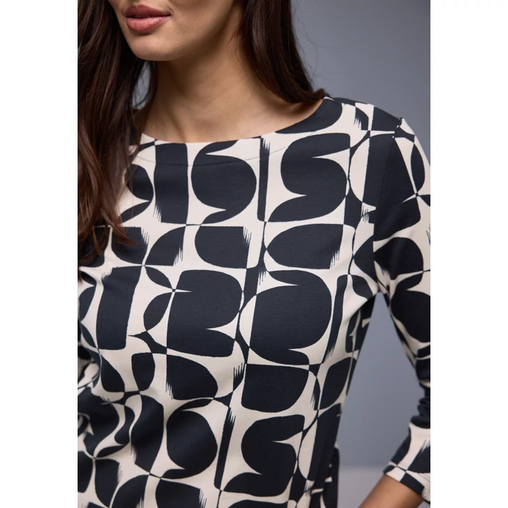 Ing - printed basic interlock shirt 2602
