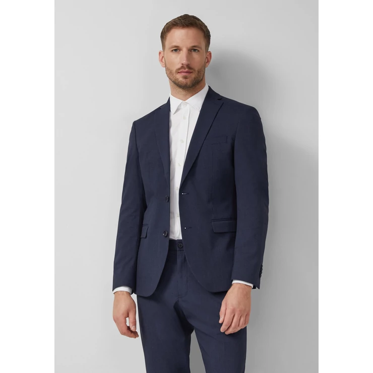 Zakó -  Slim fit: sports jacket in a viscose blend  - Blue | s.Oliver 2510 WSF02