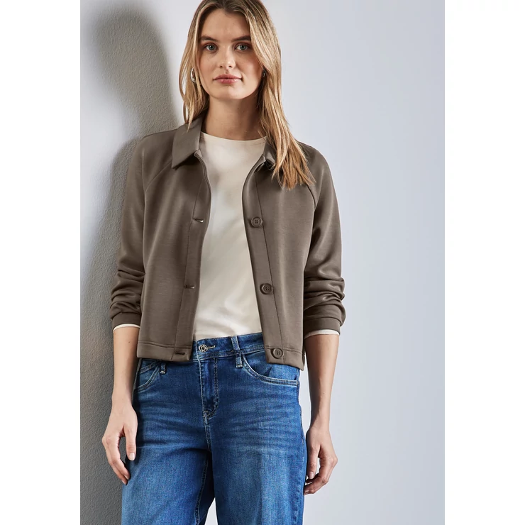 Ing - LTD QR silk look short jacket 2501