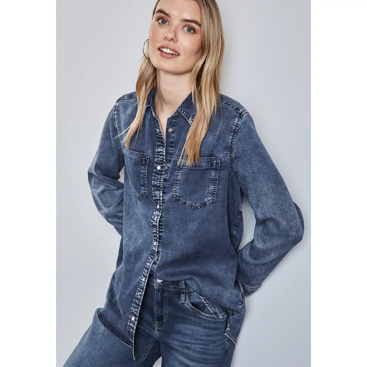 Blúz - Style Denim-Tencel blouse,medi 2501