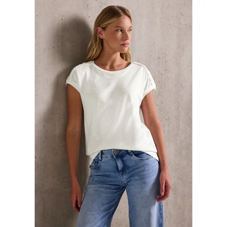 OTLT Póló - LTD QR_Studio_shirt w.frill at - 25HW
