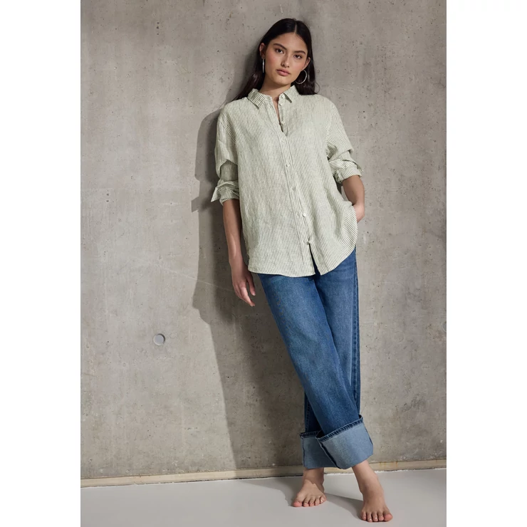 OTLT Blúz-Ing - LS_Striped casual shirtcollar - 2504