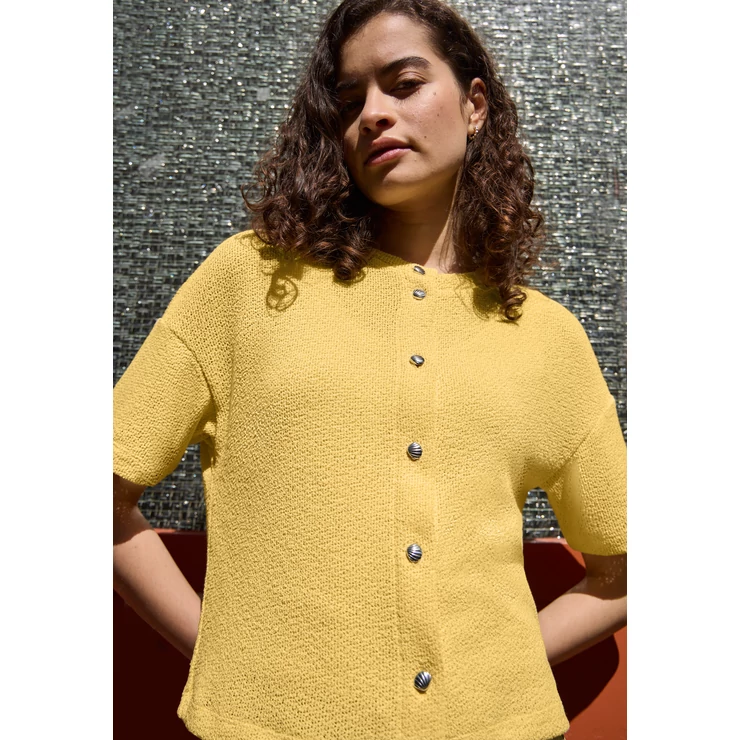Póló - LTD QR Studio_Knit look jacket - 26FS