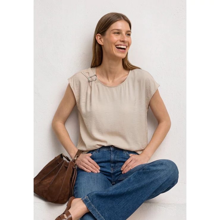 Blúz - Shirtblouse w buckle detail - 2607