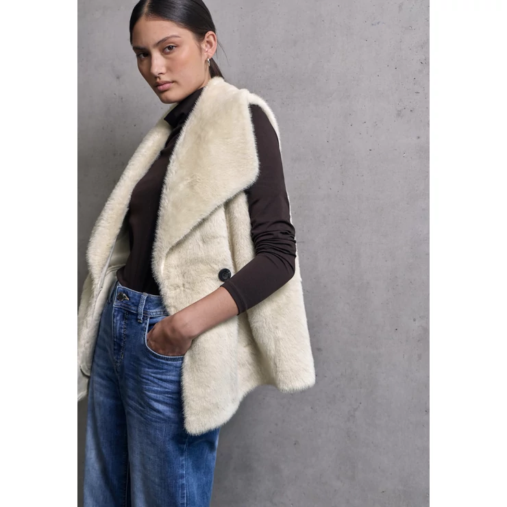 Mellény - Studio Fake Fur Vest 2508