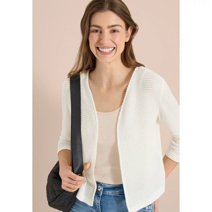 Ing - TOS Ajour Knit Open Jacket - 26FS