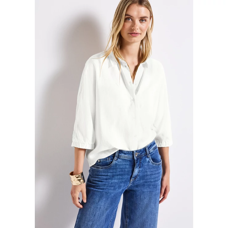 Blúz - Buttoned shirtcollar blouse w 2506