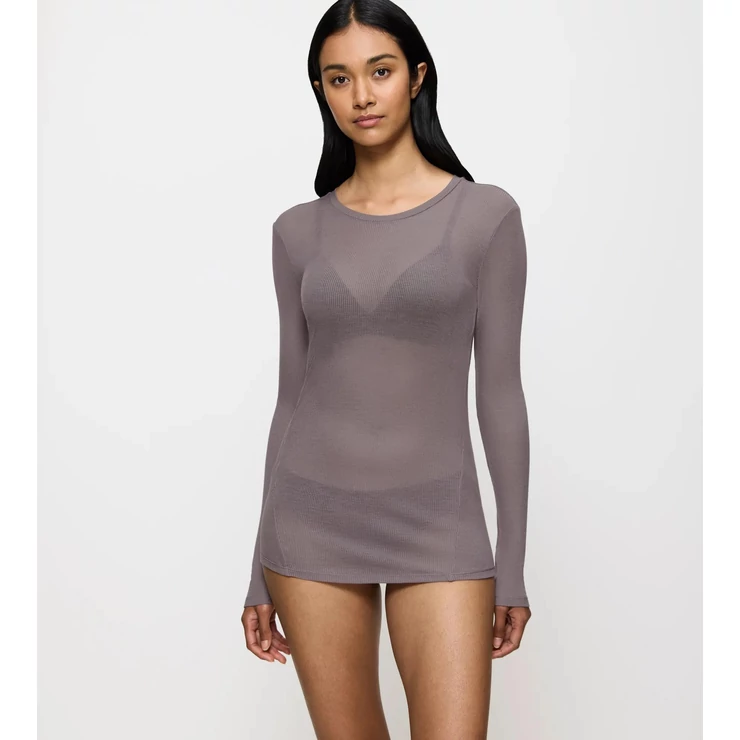 Felső - Beauty Layers TOP LSL Crew Neck