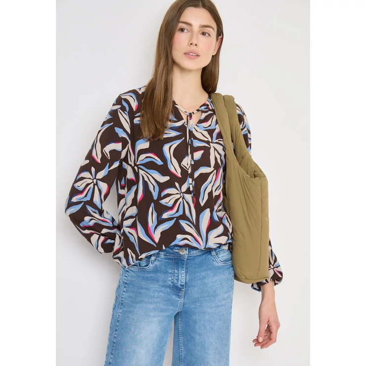 Blúz - Printblouse with Strings 2603
