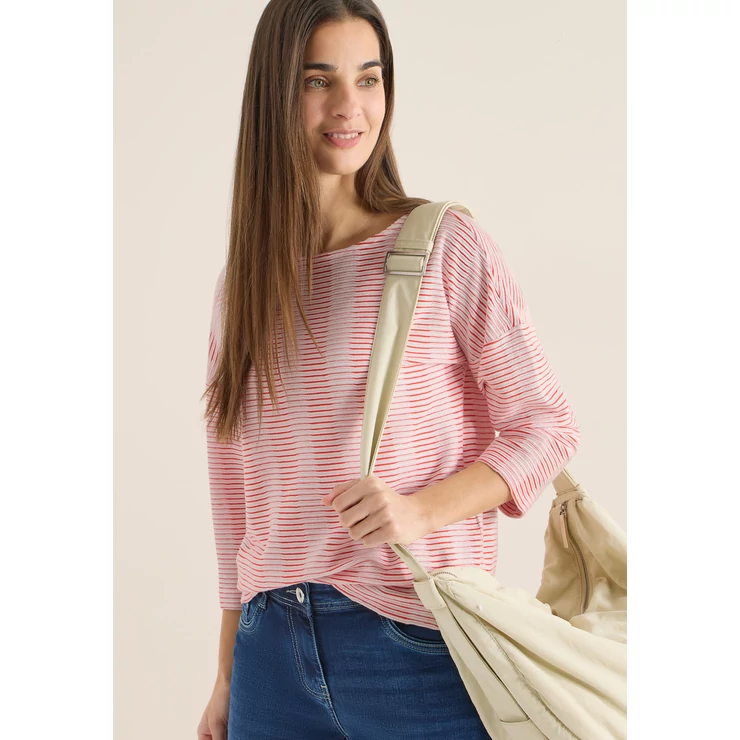 Ing - Wavy Structure Stripe T-Shirt 2602