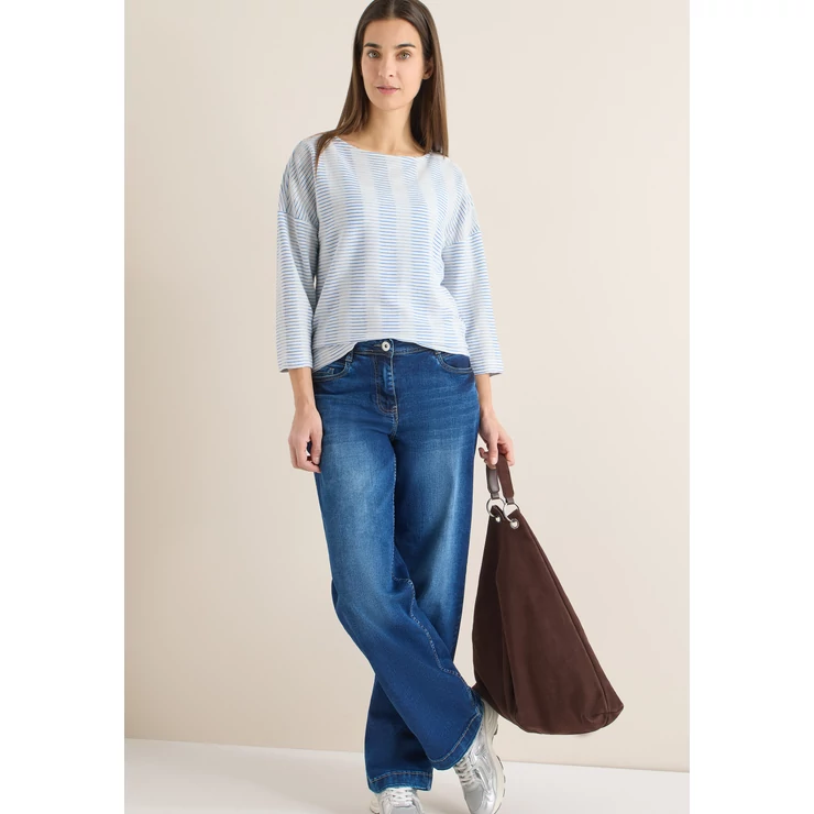 Ing - Wavy Structure Stripe T-Shirt 2602