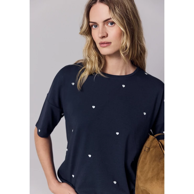Póló - allover heart print shirt - 2604