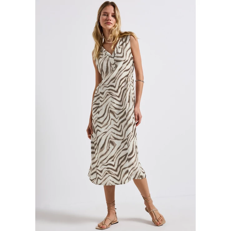 Ruha - sleeveless Midi Viscose Dress_ 2505