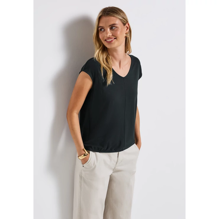 Ing - jersey shirt w. v-neck 2505