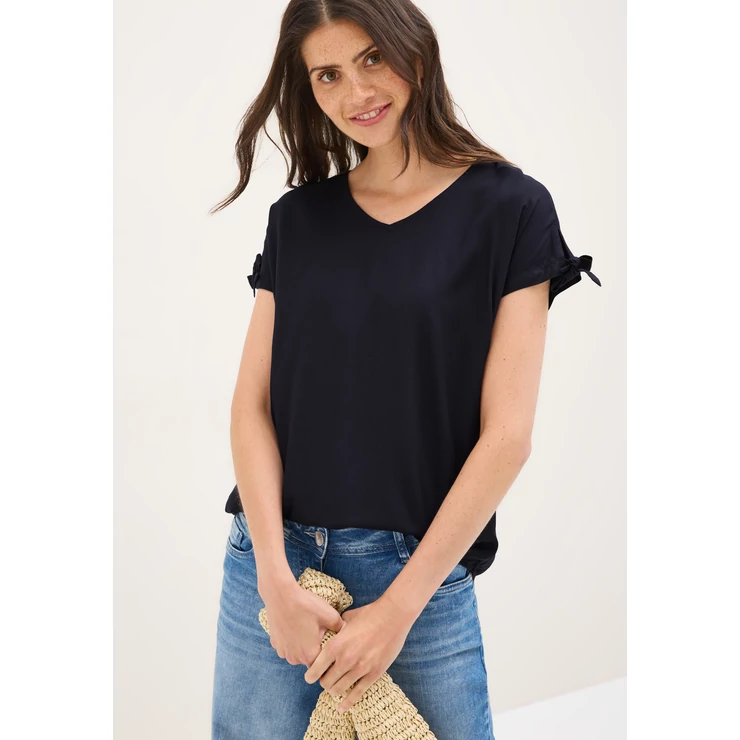 Blúz - TOS Solid Blouse w. Knot 2506