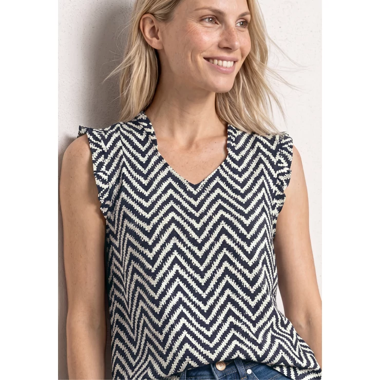 Blúz - EOS_AOP Top w. frills - 2606