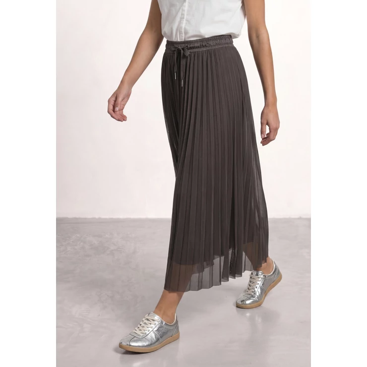 Szoknya - Mesh Plissée jog skirt_solid - 2608