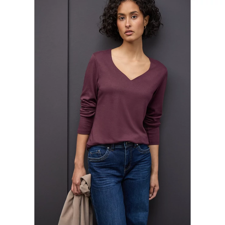 Ing - long sleeve shirt w.heart neck 2510 WS02