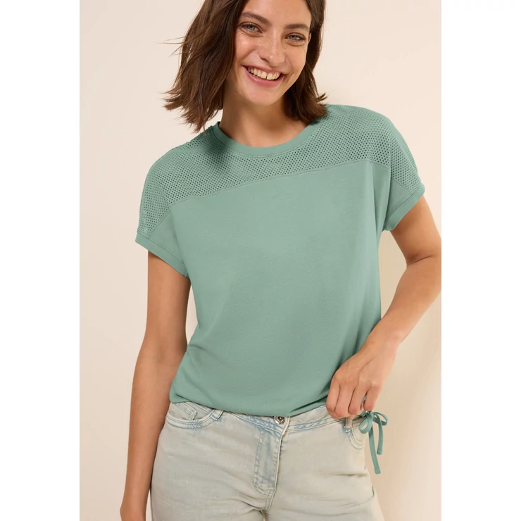 Ing - Solid Mesh Mix T-Shirt 2504