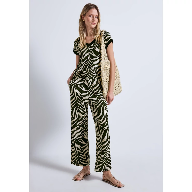 Nadrág - Jumpsuit Jersey AOP V-Neck 2505