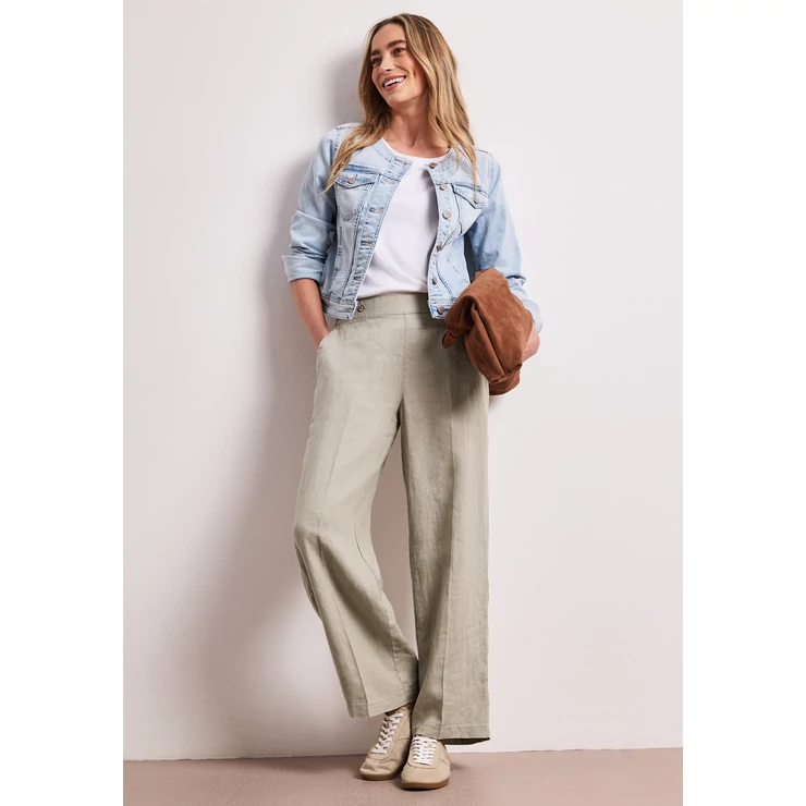 Nadrág - SOL_Wide Leg Buttons HW - 2604