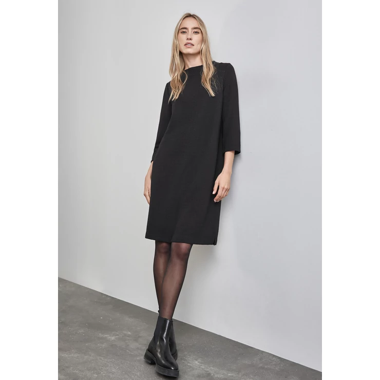 Turtle neck Dress solid 2410