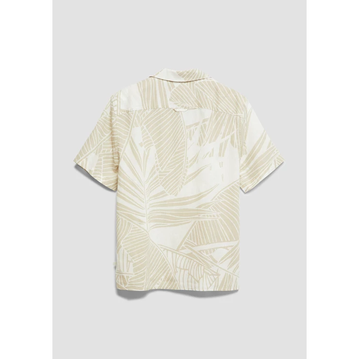 Ing -  Resort fit: lightweight cotton-linen shirt with all-over print 2605
