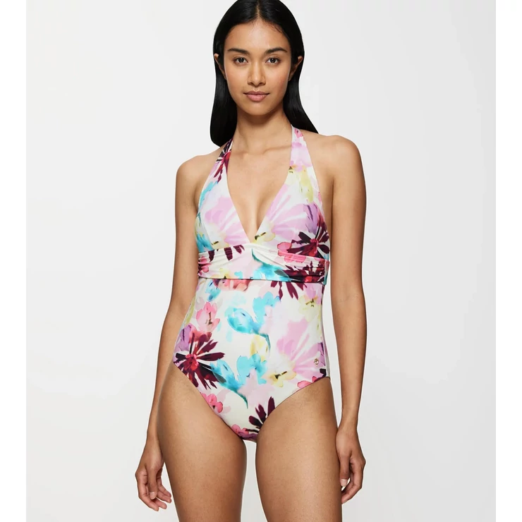 Fürdőruha - Summer Fleur OP Plunge