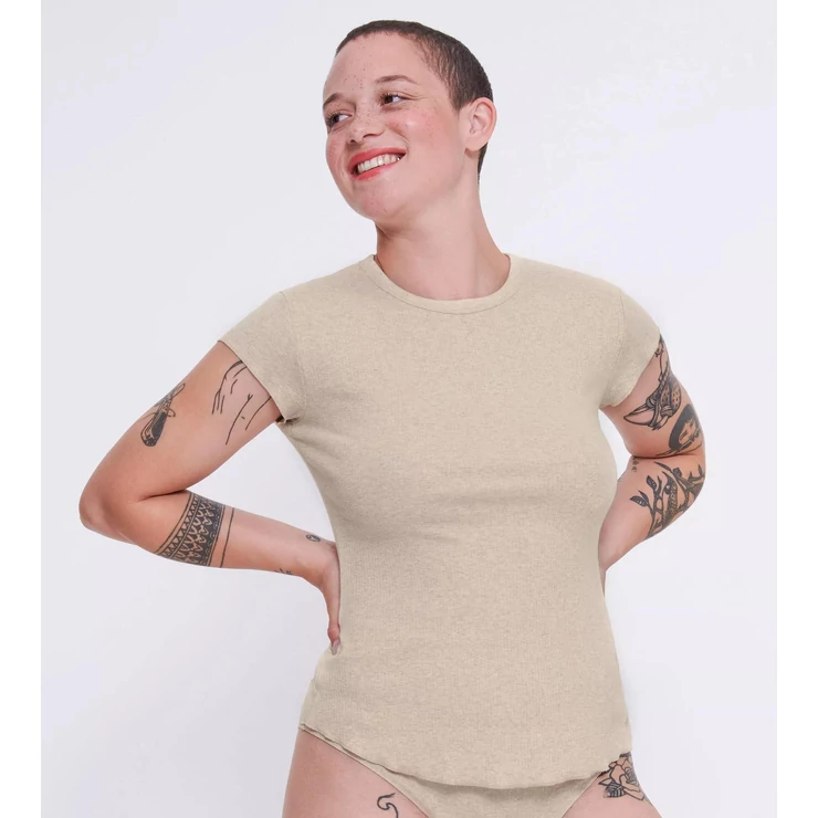 Póló - sloggi GO Ribbed T-Shirt