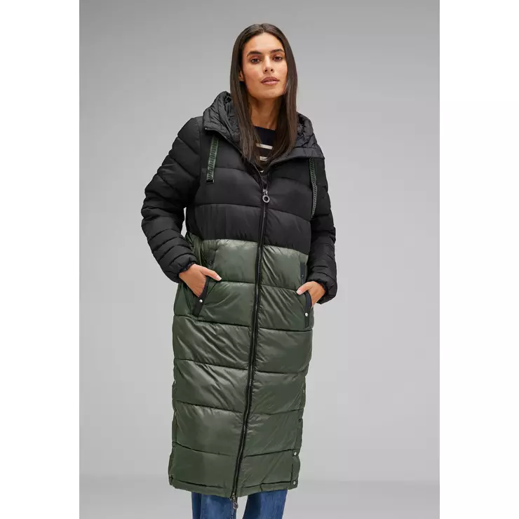 long padded jacket 2colored 2310